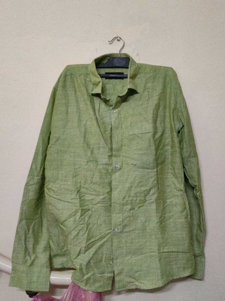 Men's Green Casual Shirt