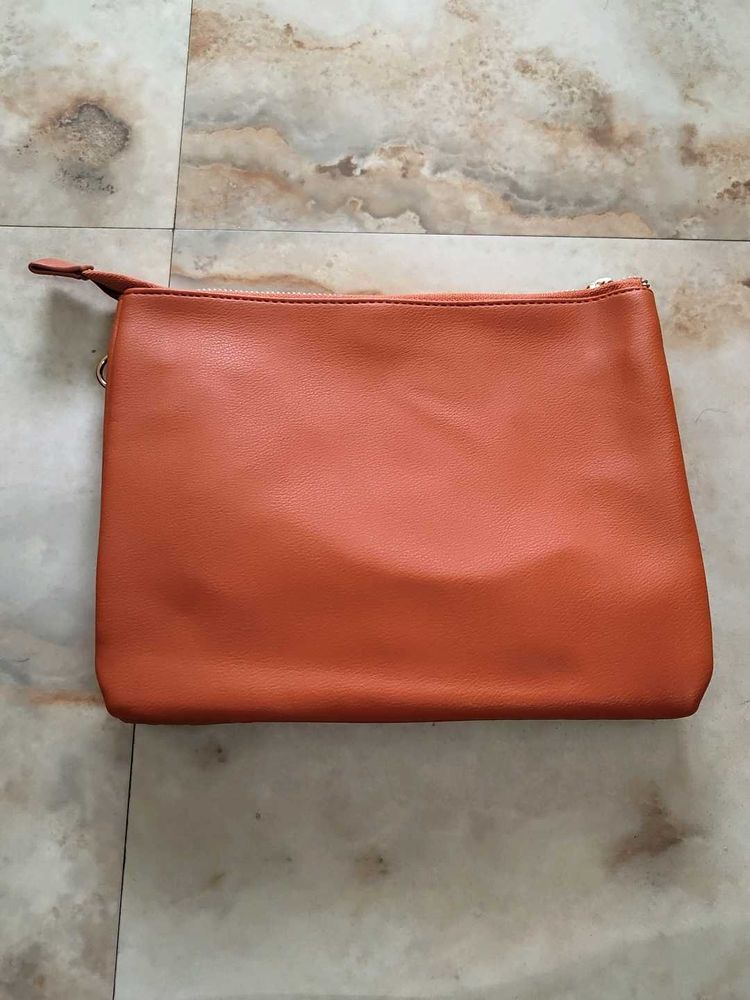 Solid Coral Color Bag