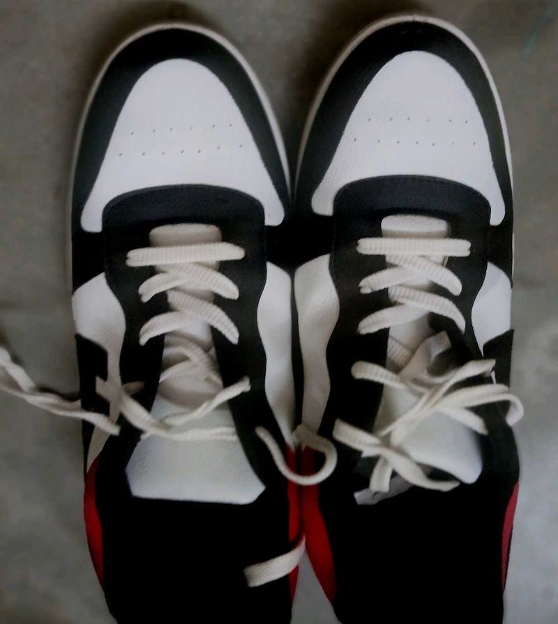 Stylish Black and White Sneakers