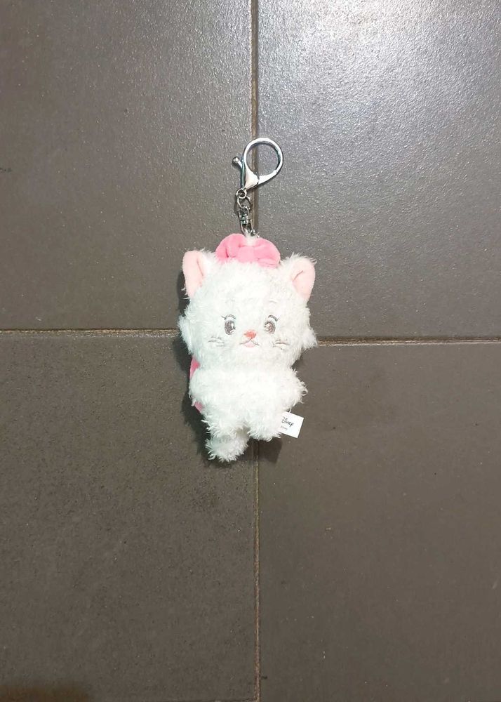 Disney Marie Cat Keychain Plush Toy