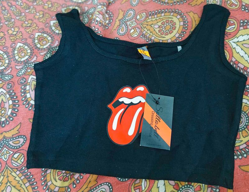 Rolling Stones Black Tank Top