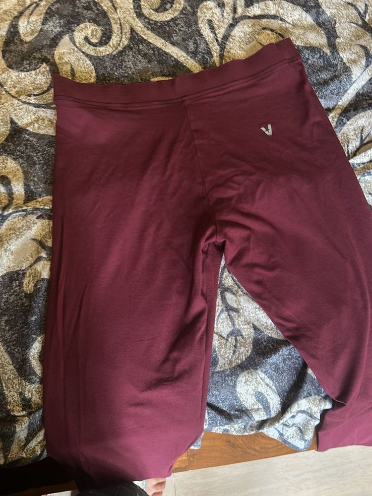 free size Maroon Comfortable Lounge Pants