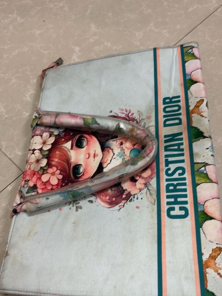 Designer Clutch with Floral Print