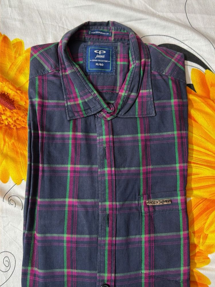 Men's Plaid Casual Shirt