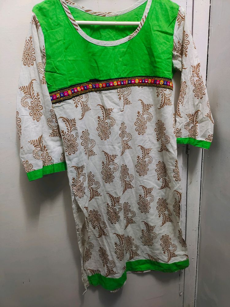 Off White Kurti