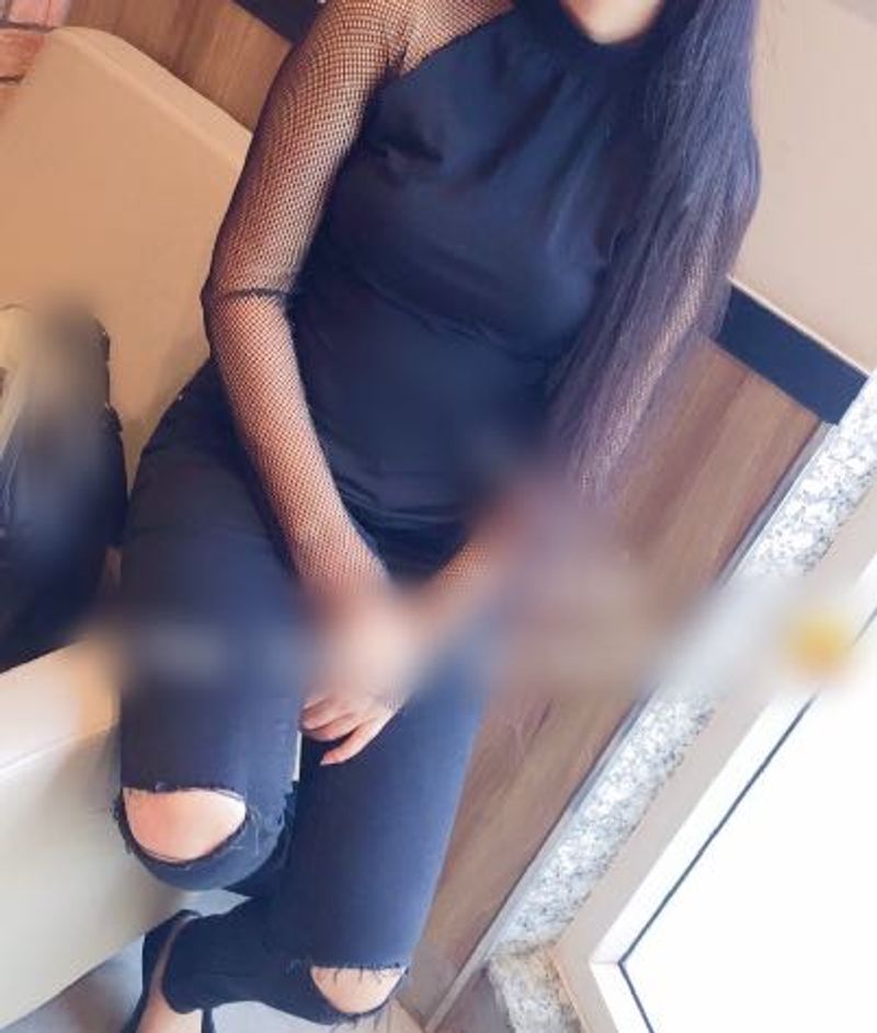 Black Mesh Sleeve Top