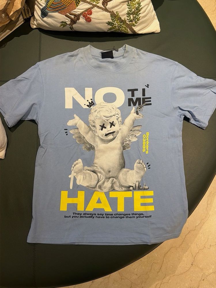 Light Blue Graphic T-Shirt