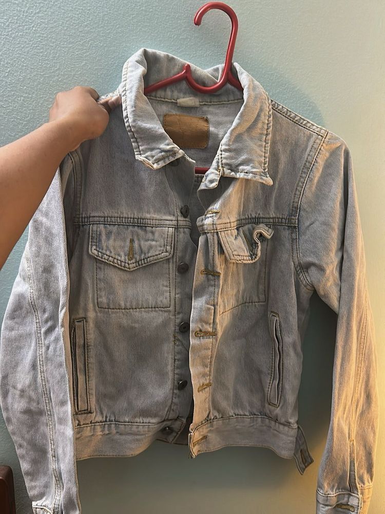 Washed Blue Denim Jacket