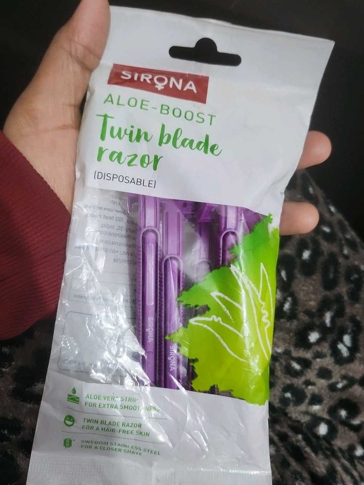 Sirona Twin Blade Disposable Razor
