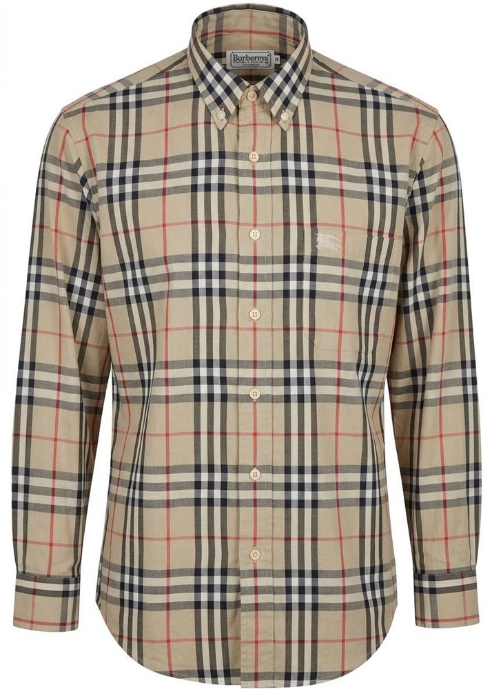 Burberry Classic Plaid Button-Down Shirt