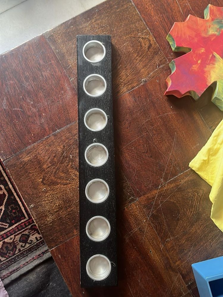 Wooden Candle Holder from IKEA
