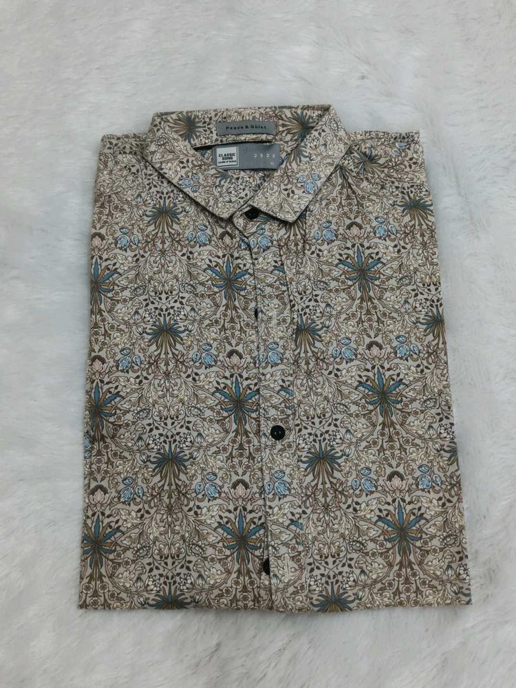 Men's Classic Fit Print Shirt