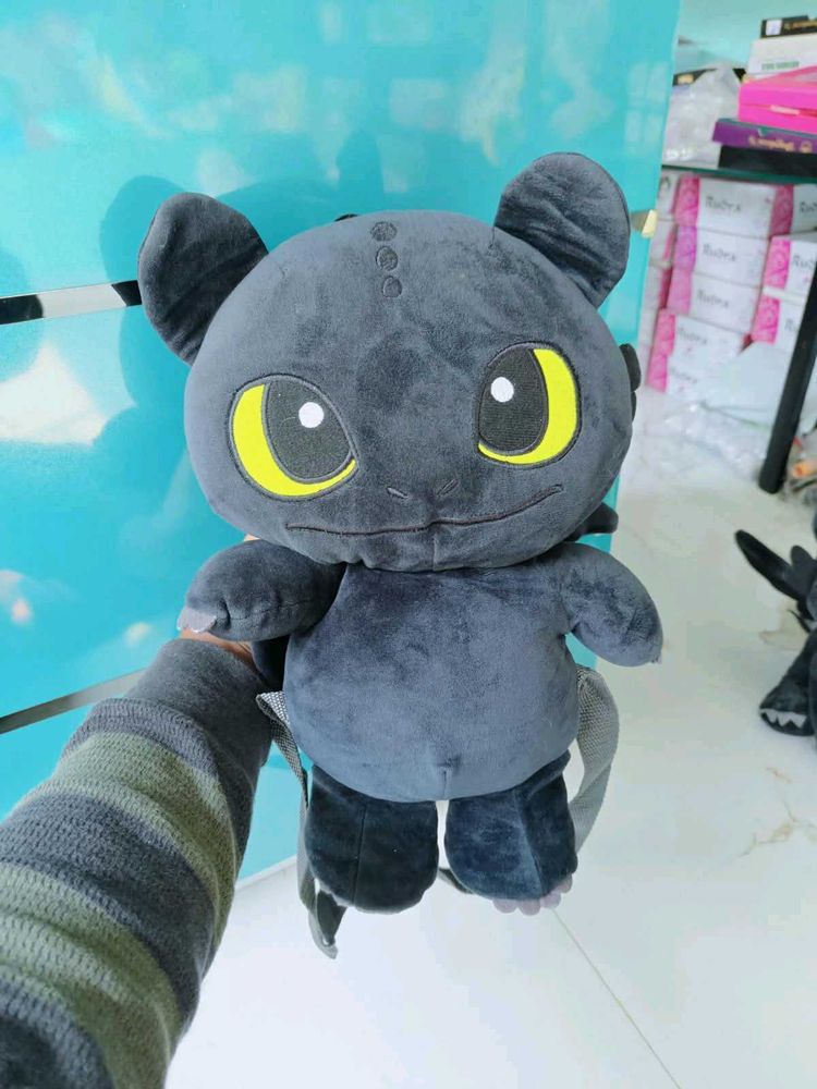 Cute Toothless Dragon Plush Backpack