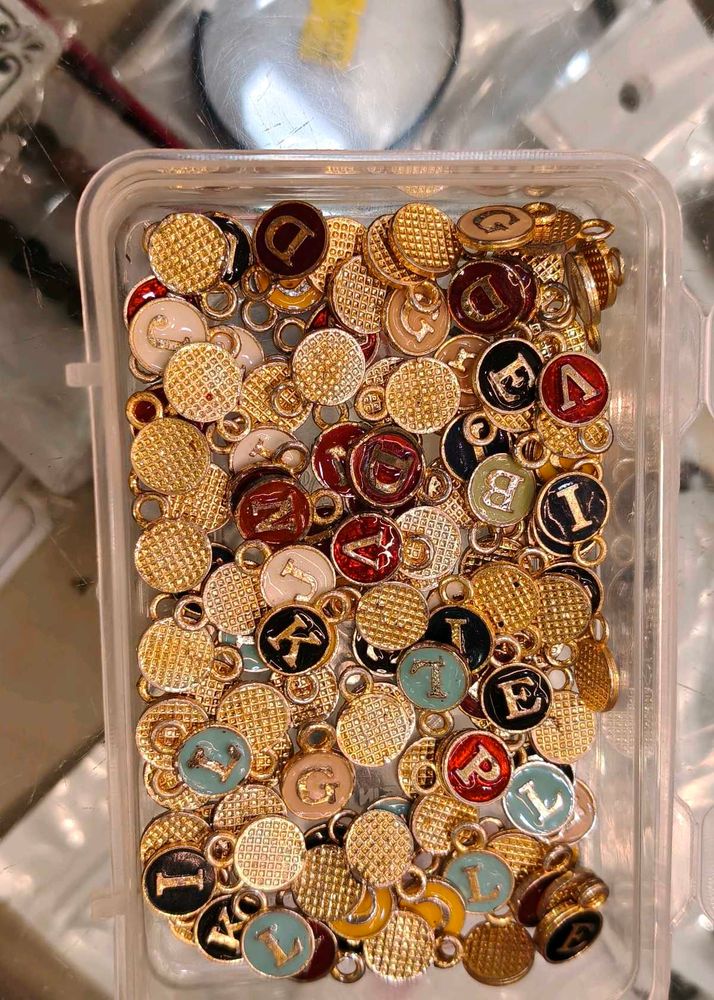 Alphabet Charms for Jewelry Making