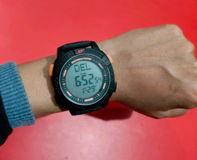 SONATA SF World Time Digital Dial Watch Working