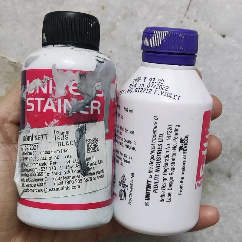 Blue &amp; Black Paint Stainer Tubes
