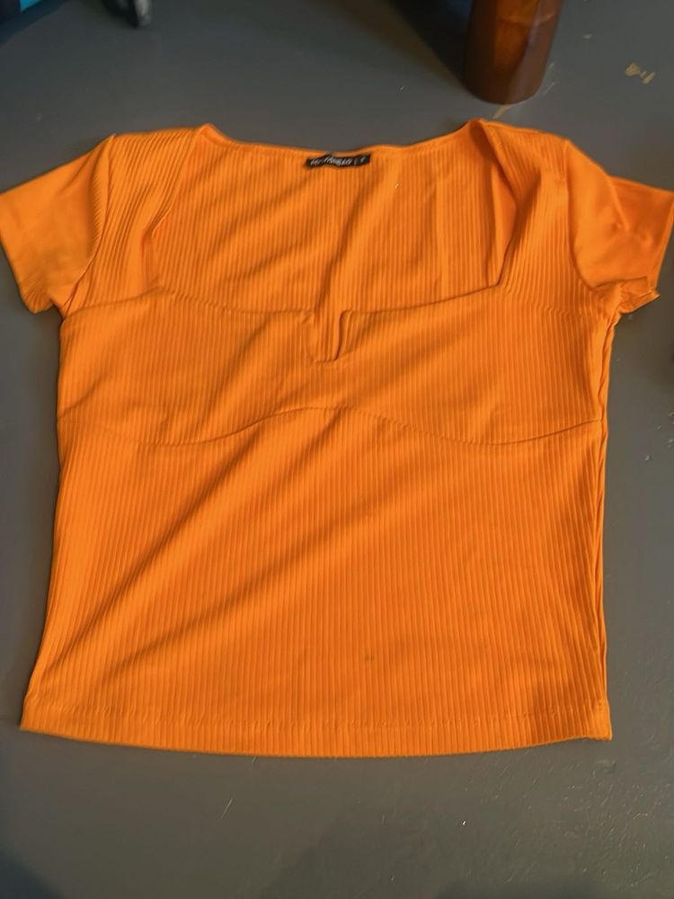 mywishbag orange top