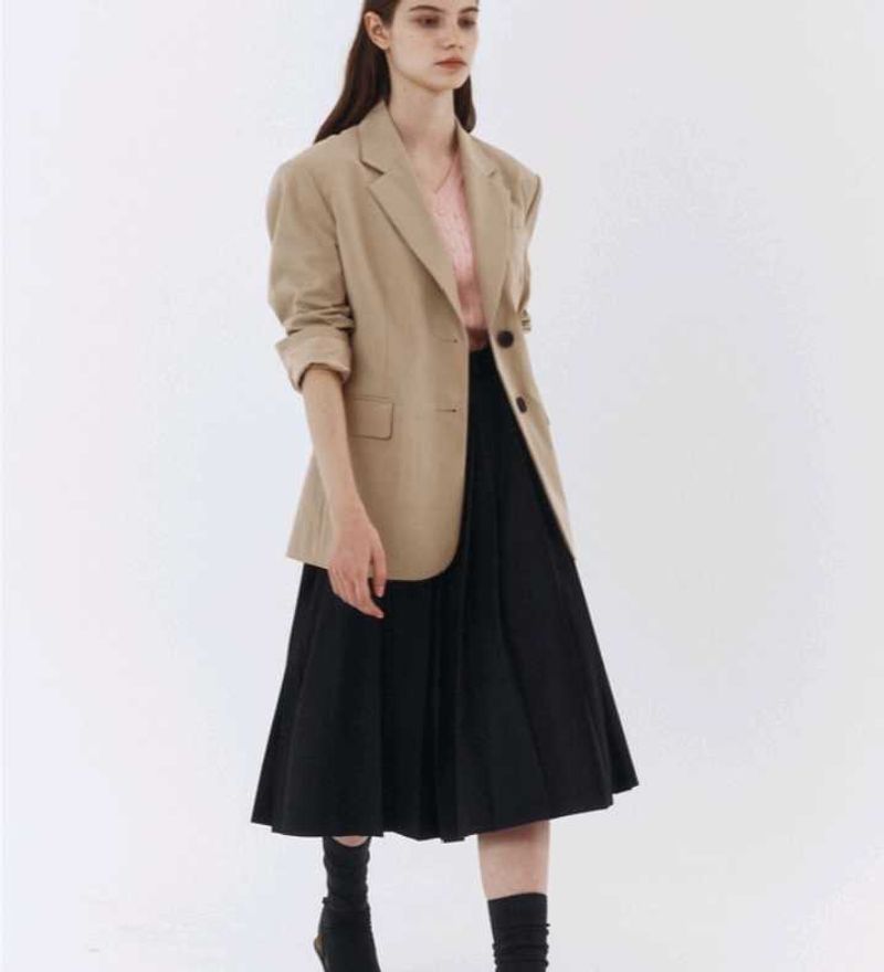 Puff Shoulder cream Blazer Vintage Style Xs/S/M