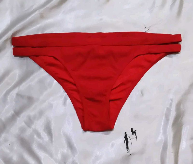Red Bikini Bottom - Stylish Swimwear