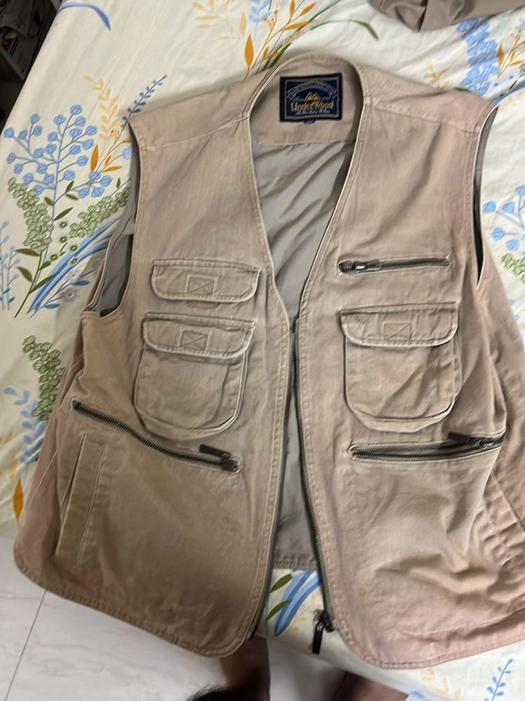 Vintage Outdoor Vest - Multiple Pockets
