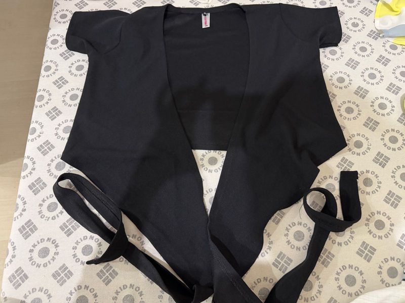 Black wrap Top