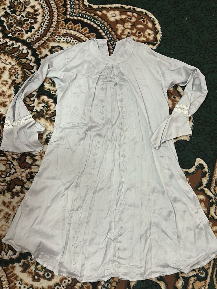 Pale Blue Flowy Dress