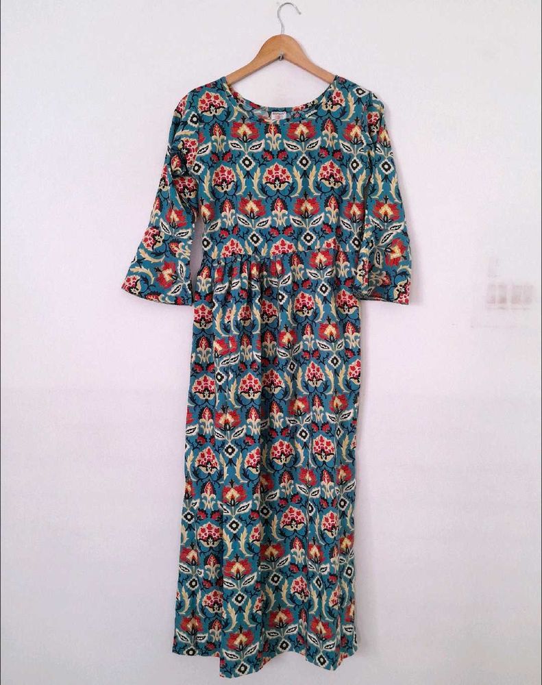 Bohemian Print Maxi Dress