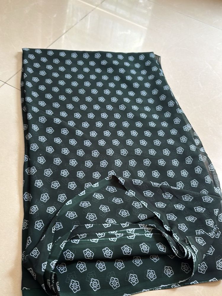 New Elegant Floral Print Saari