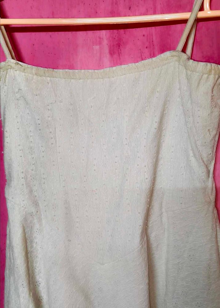 White Slip Dress