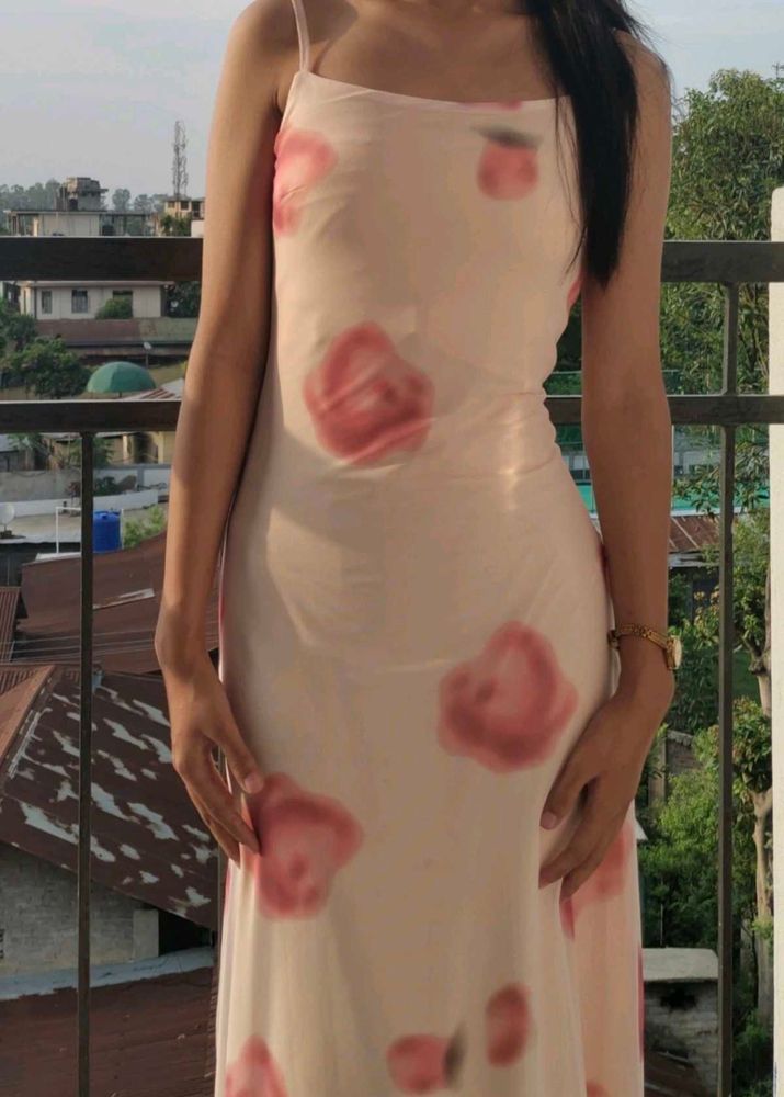 Floral Print Slip Dress