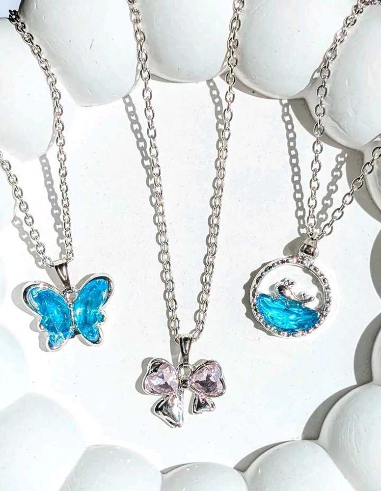 Cute Butterfly &amp; Ocean Necklaces 🌊🦋