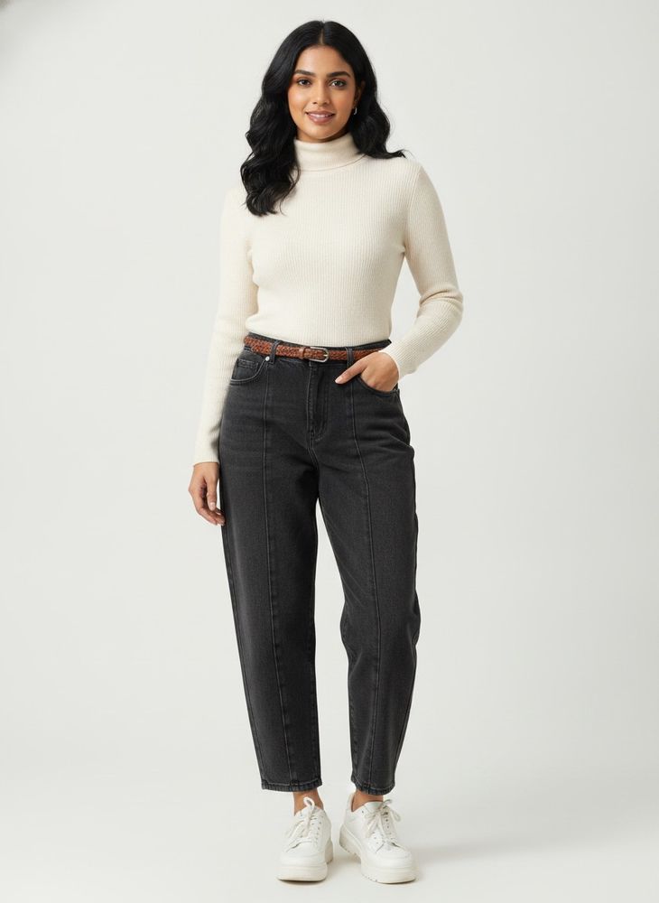 Stylish Dark Wash Denim Jeans