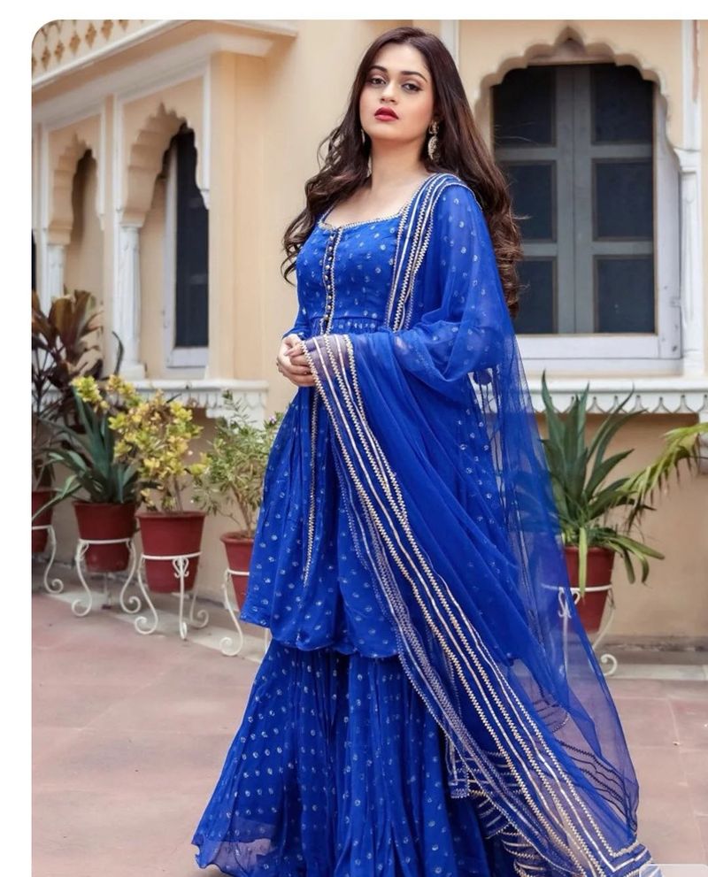 Stunning Blue Ethnic Kurta Set