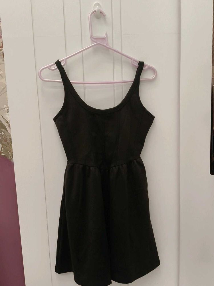 Simple Black Mini Dress