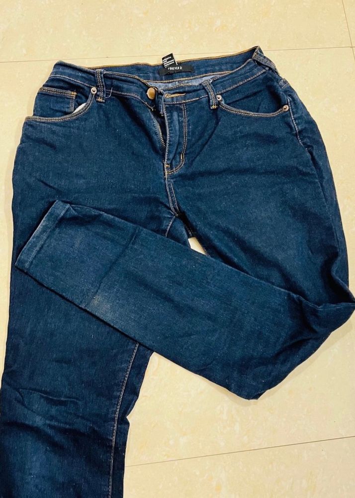 Forever21 Nave Blue Jeans Size 30