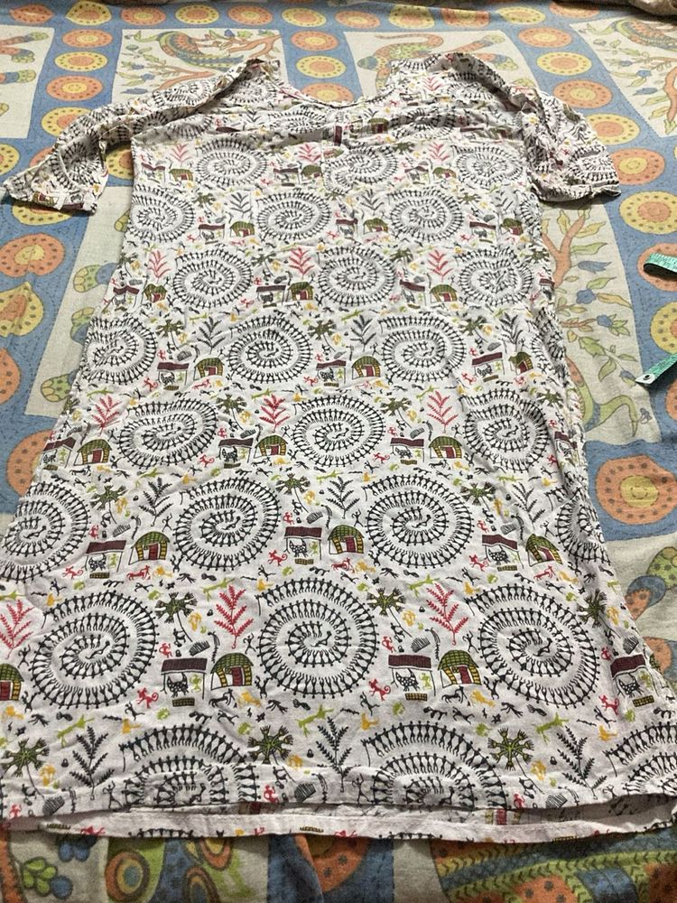 pure cotton printed kurty