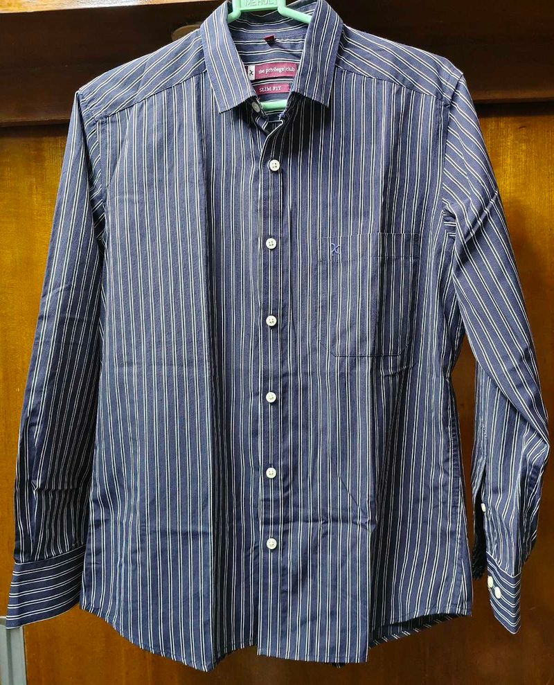 Men's Striped Slim Fit Shirt