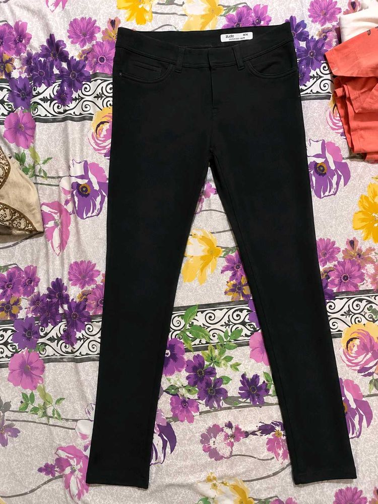 Classic Black Skinny Fit Pants