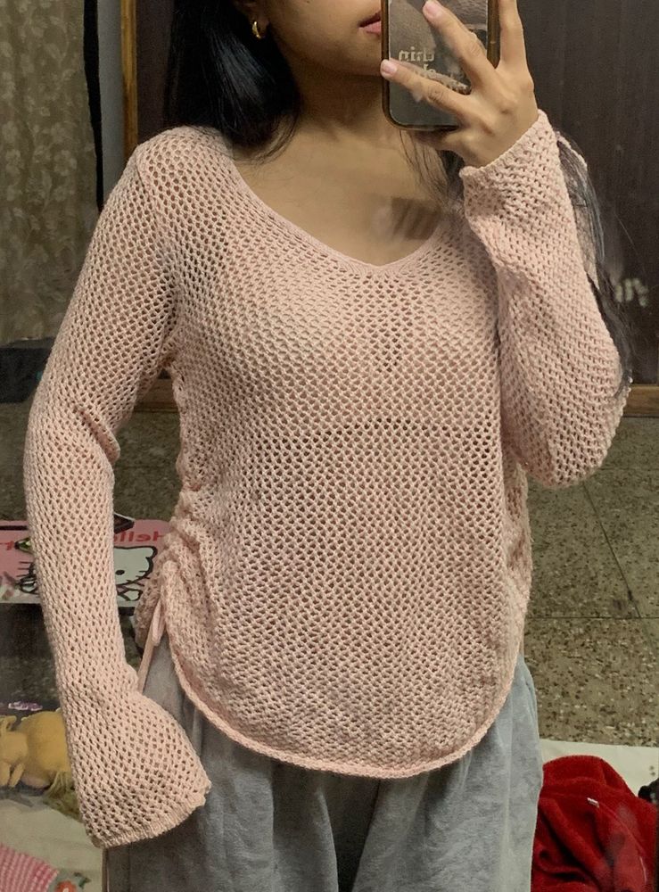 Pink Knit Sweater