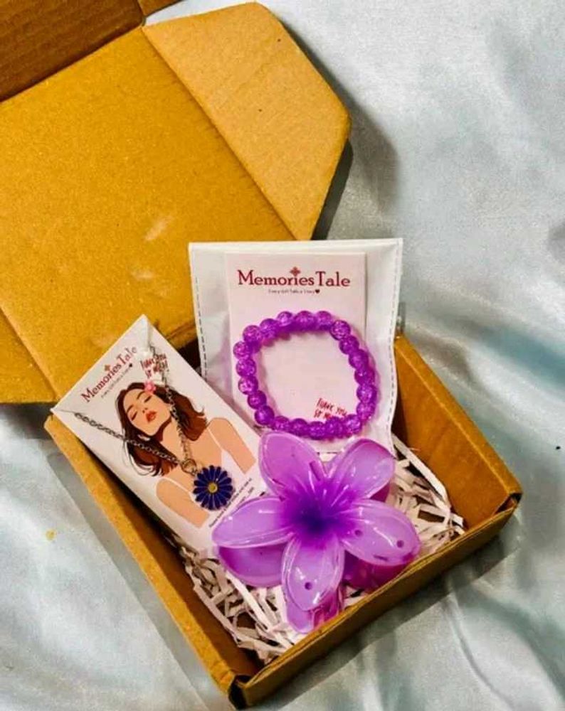 Beautiful Purple gifts hamper for your loved ones