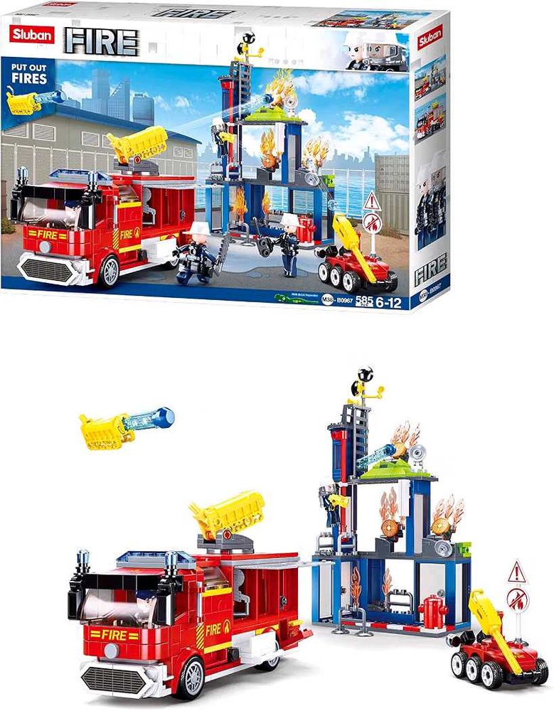 Sluban Fire Fighting Training Center Building Bloc