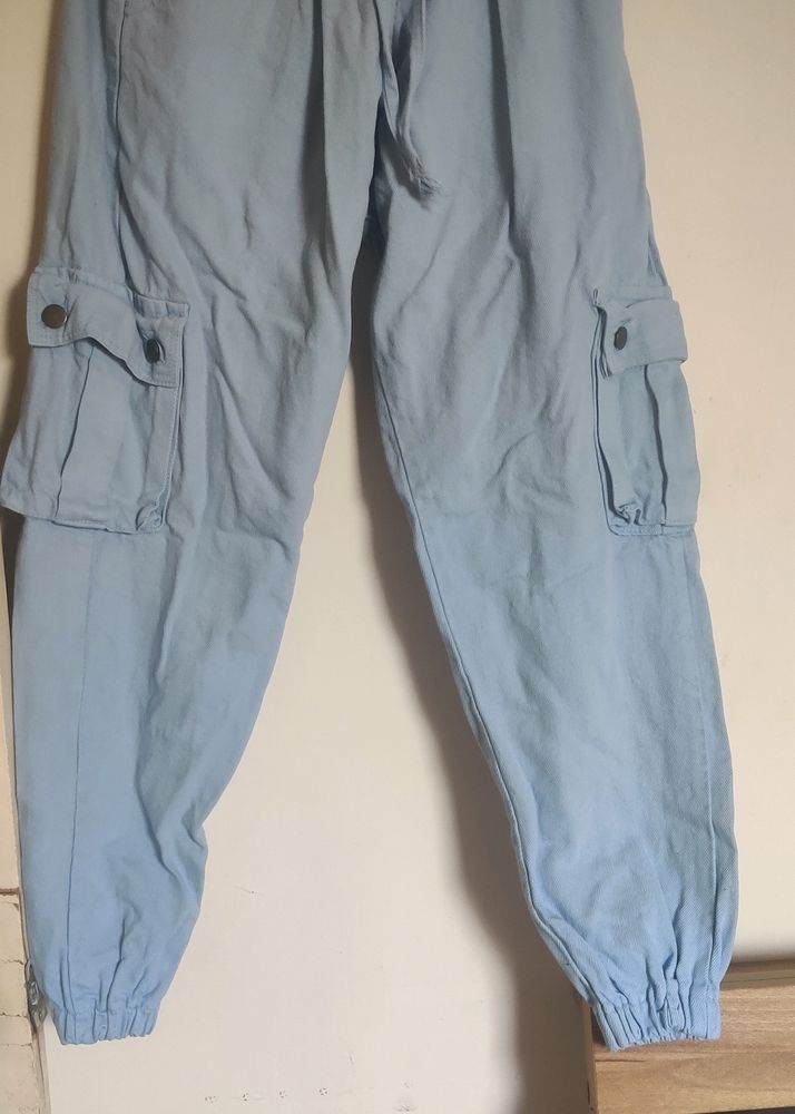 Sky Blue &amp; Light Olive Green joggers 😍