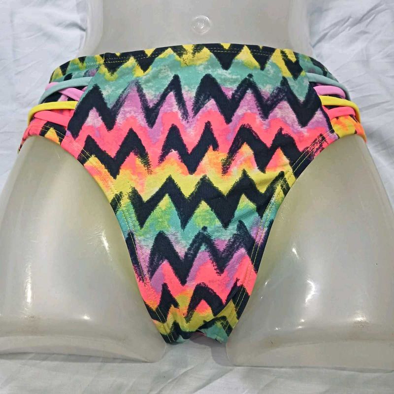 🤎 Colorful Chevron Bikini Bottoms