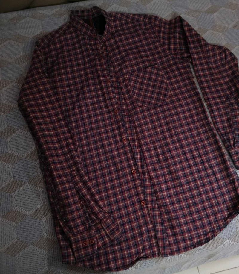 Men's Plaid Long Sleeve Shirt