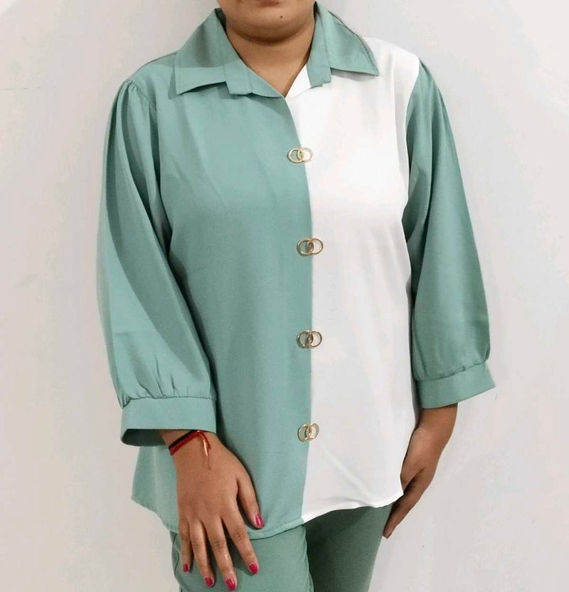 Stylish Color Block Shirt