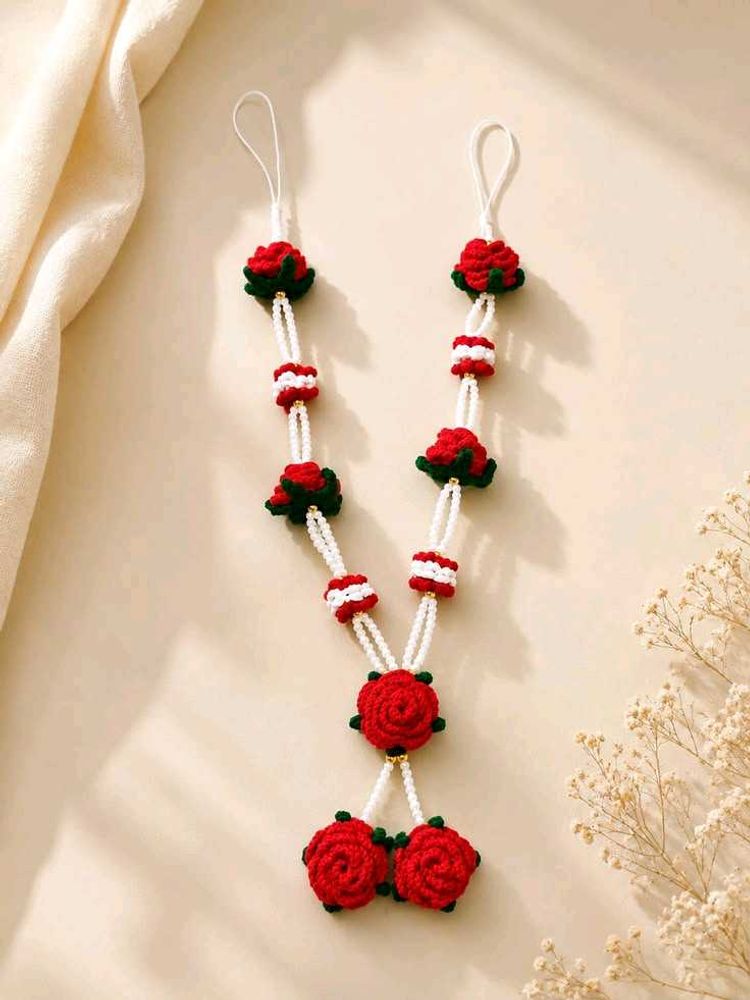 Handmade Rose Garland Necklace