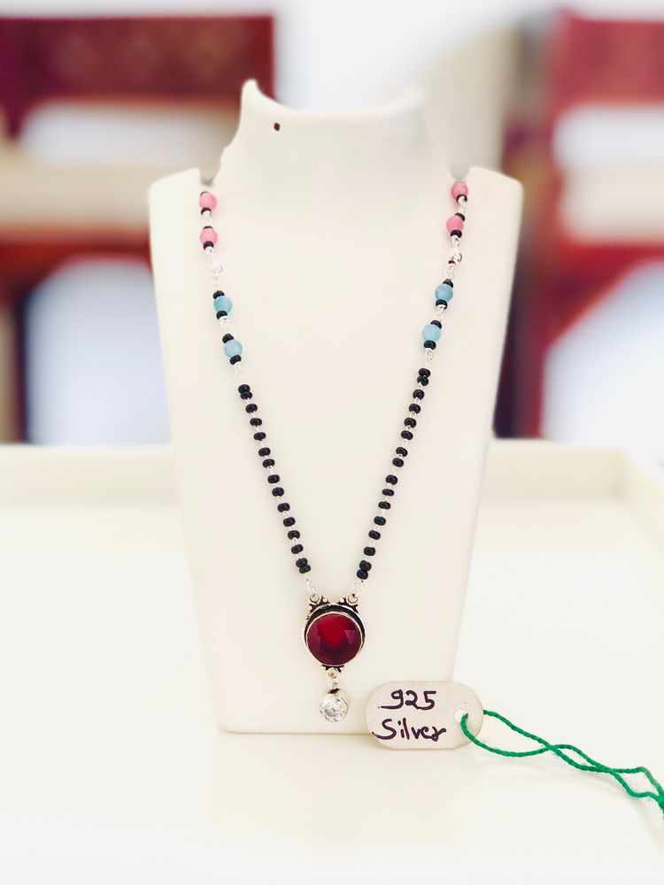 92.5 Pure Silver Mangalsutra