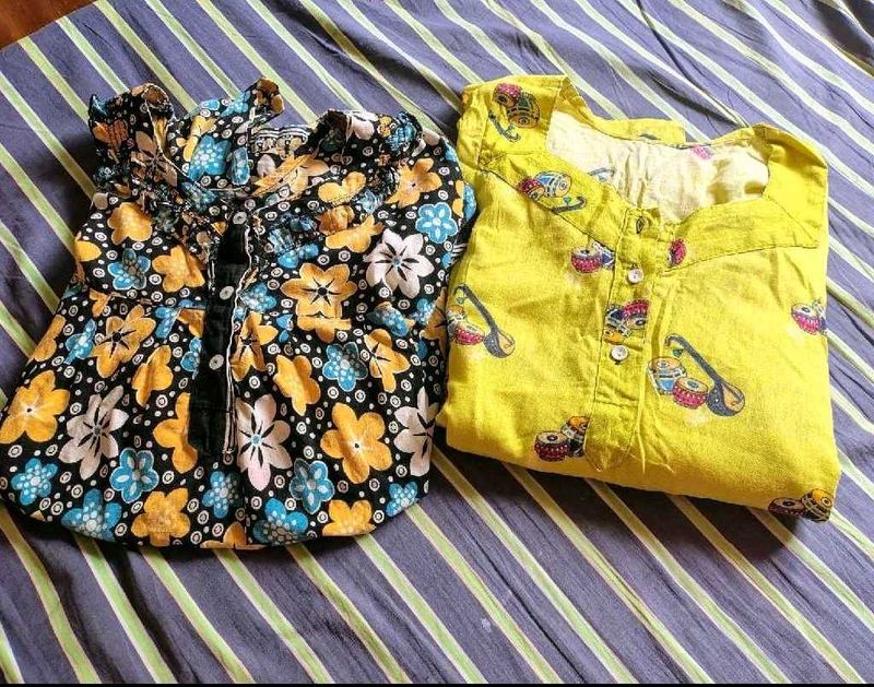 set of 2 cotton nighty