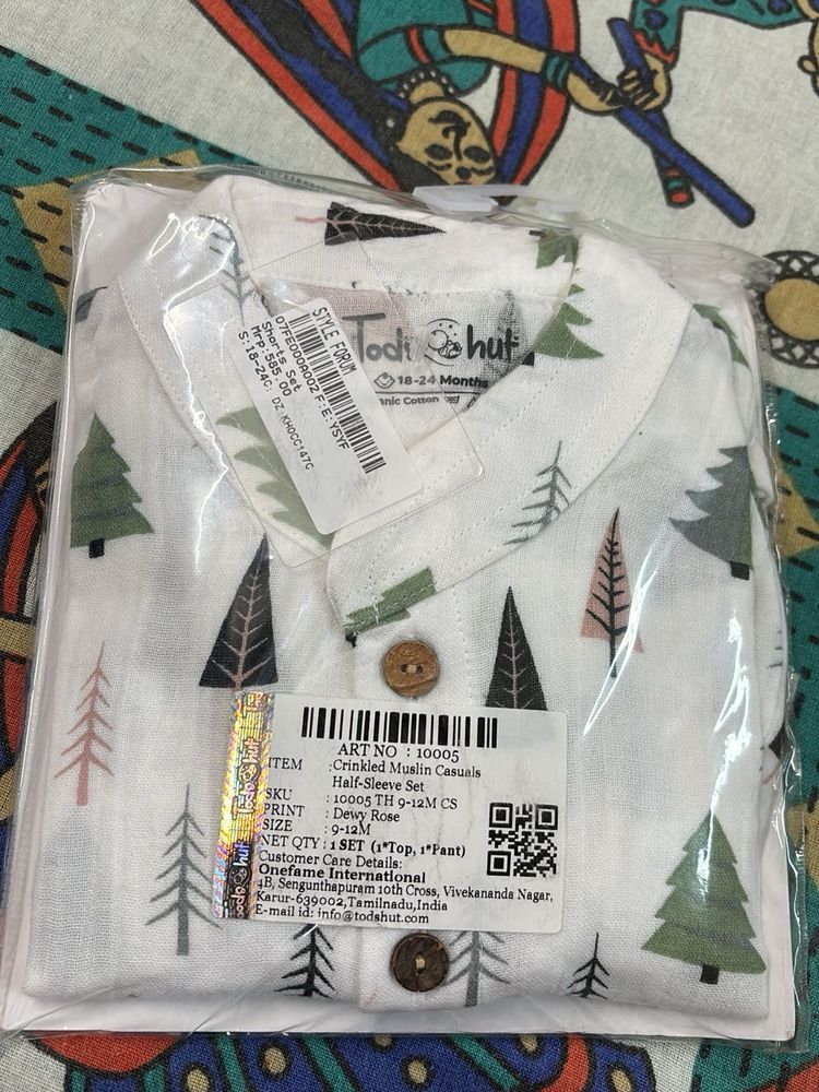 Muslin Cotton Baby Set