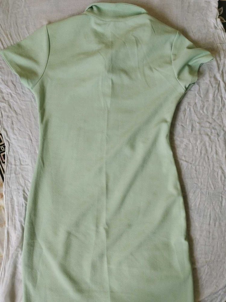 Light Green Polo Dress